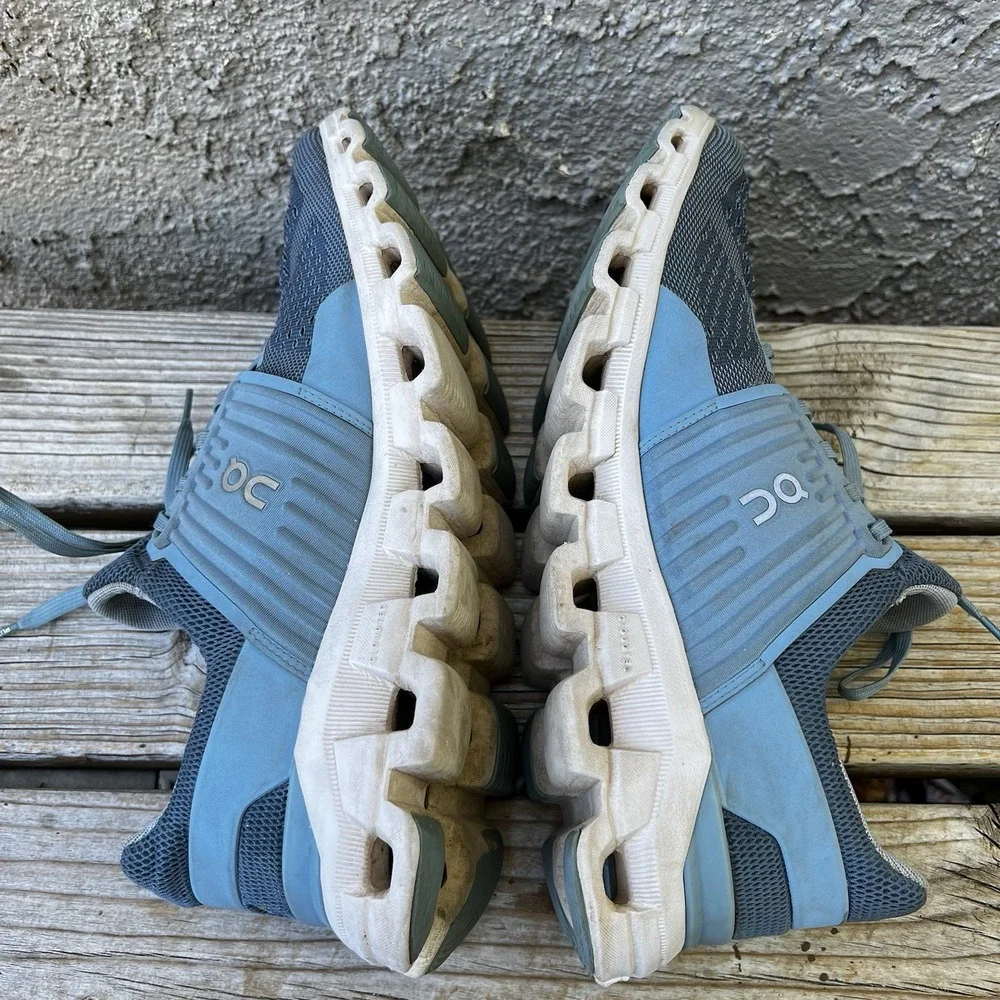 On Cloudswift Shoes Womens Size 10.5 Blue CloudTec Running Sneakers Athletic